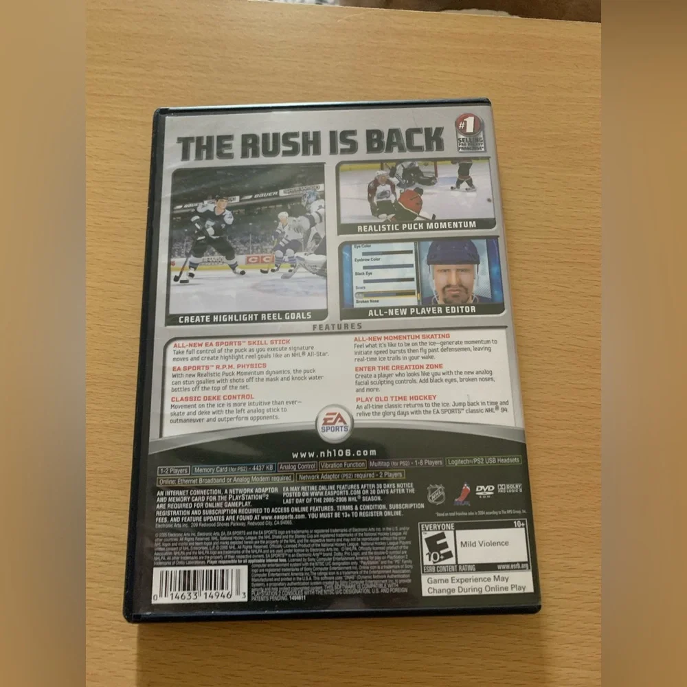 NHL 06 EA Sports (Sony PlayStation 2, 2005) PS2
